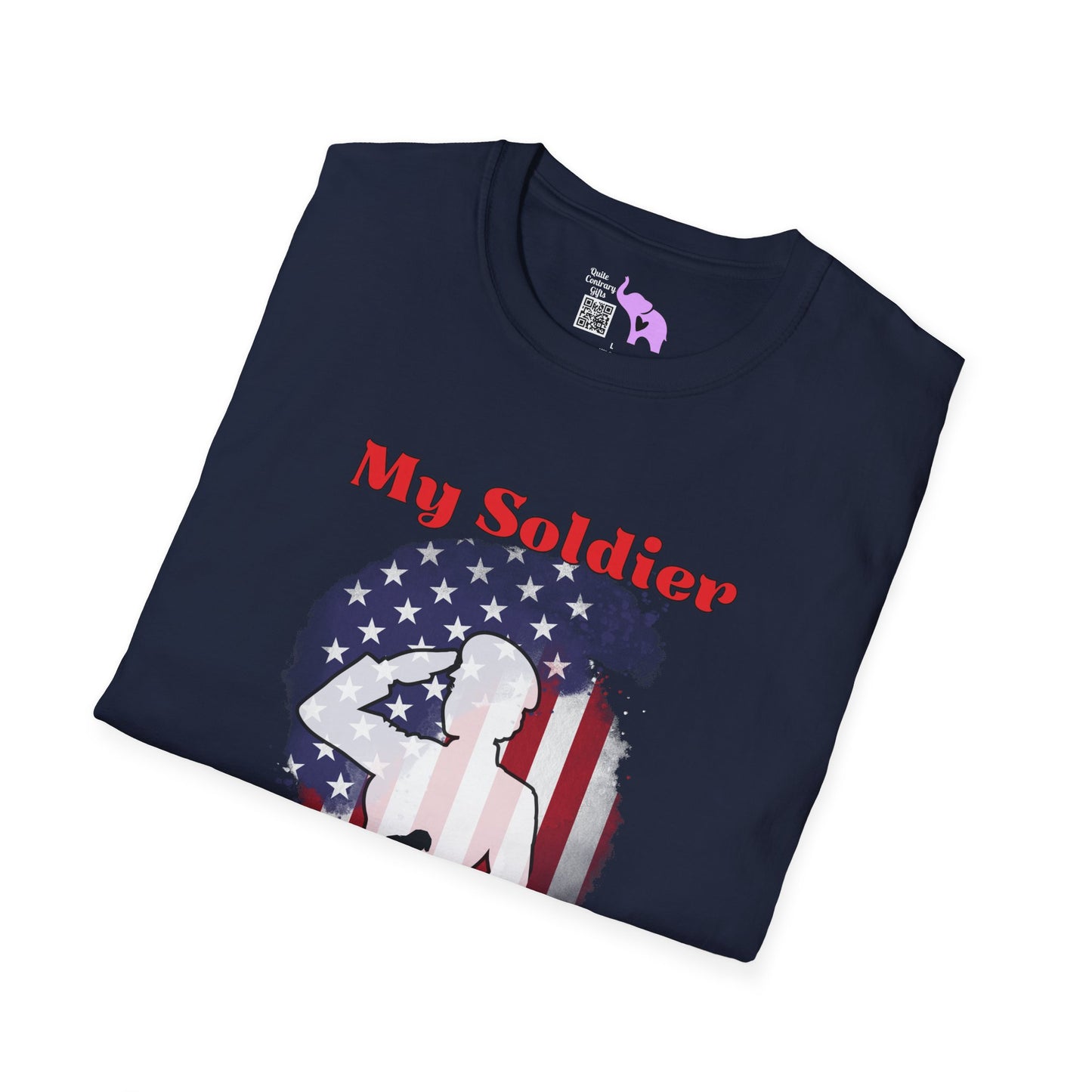My Soldier My Daughter (Dad) Adult T-shirt