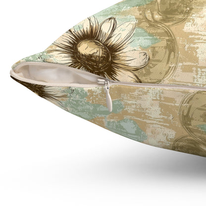 Worn Meadow Daisies Duvet Bedding Set