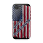 Never Surrender American Flag MagSafe® Compatible Tough Case for iPhone