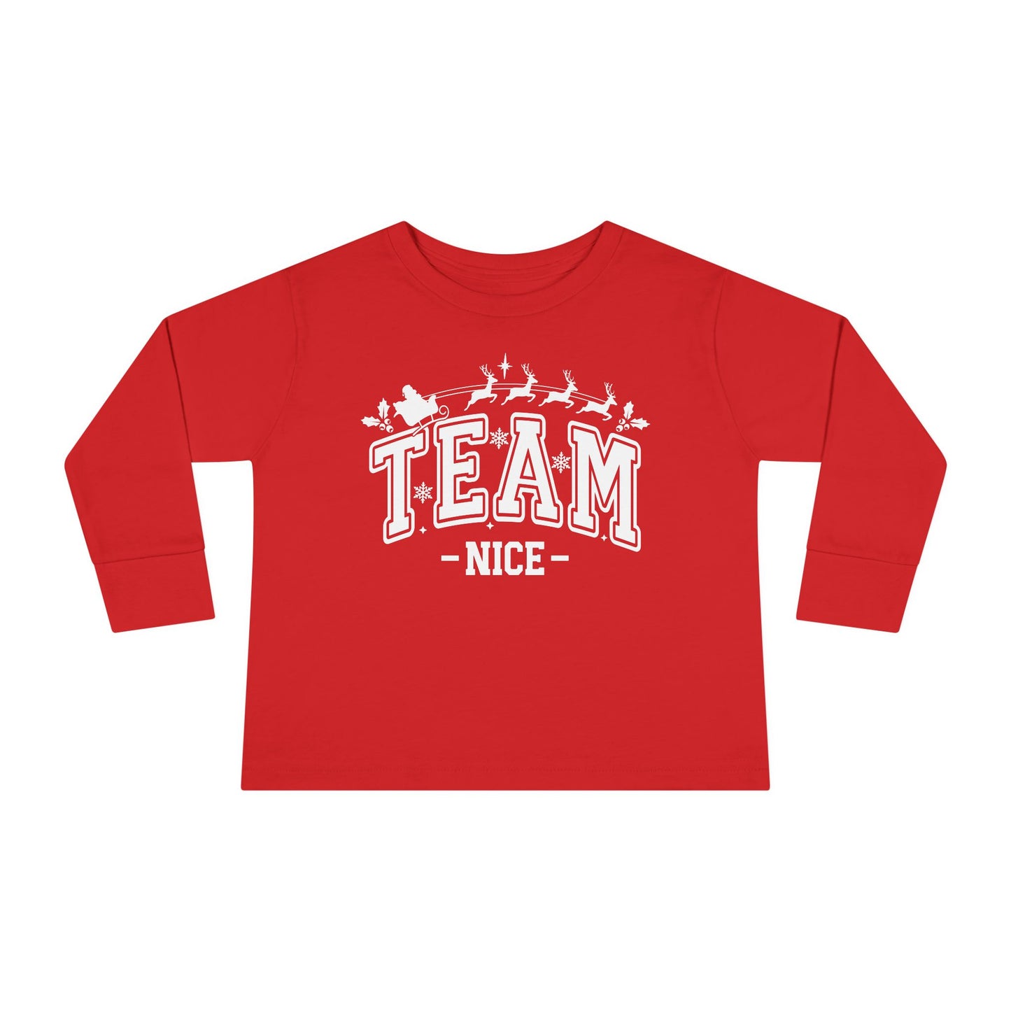 Team Nice Toddler Long Sleeve Tee