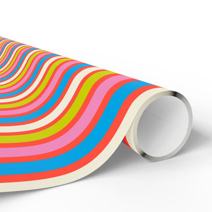 Colorful Trails Wrapping Paper