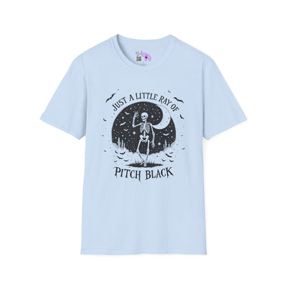 Just A Little Ray of Pitch Black (Crescent Moon) Adult T-shirt