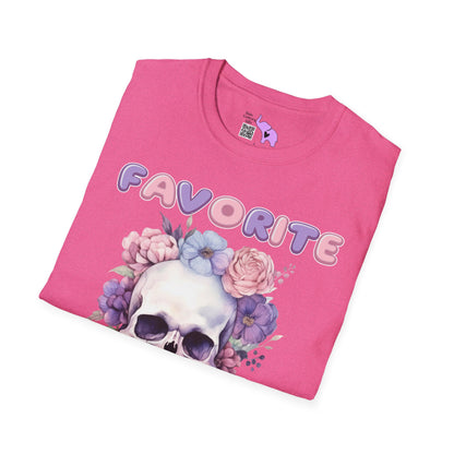 Favorite Auntie Skull Purple/Pink T-shirt