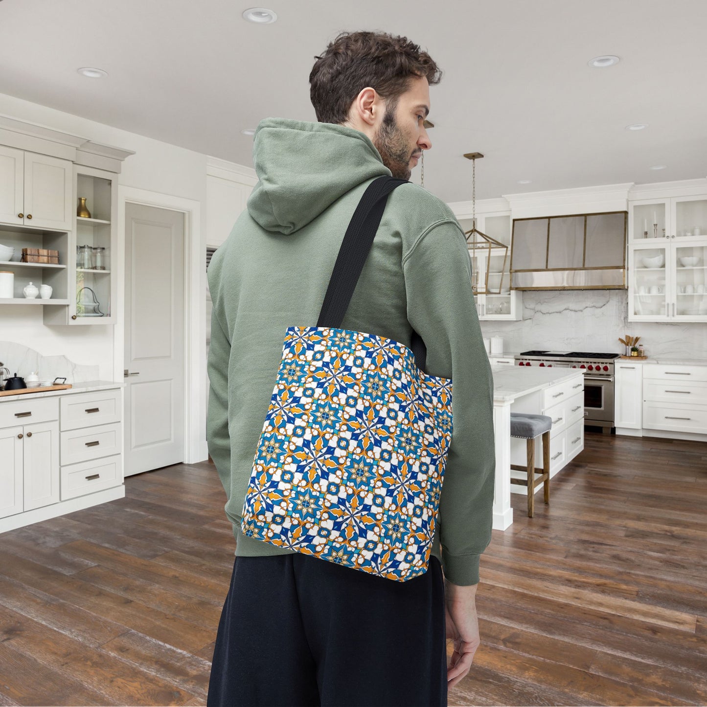 Talavera Sunburst Canvas Tote Bag