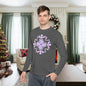 Large Snowflake 3 Adult Long Sleeve Tee