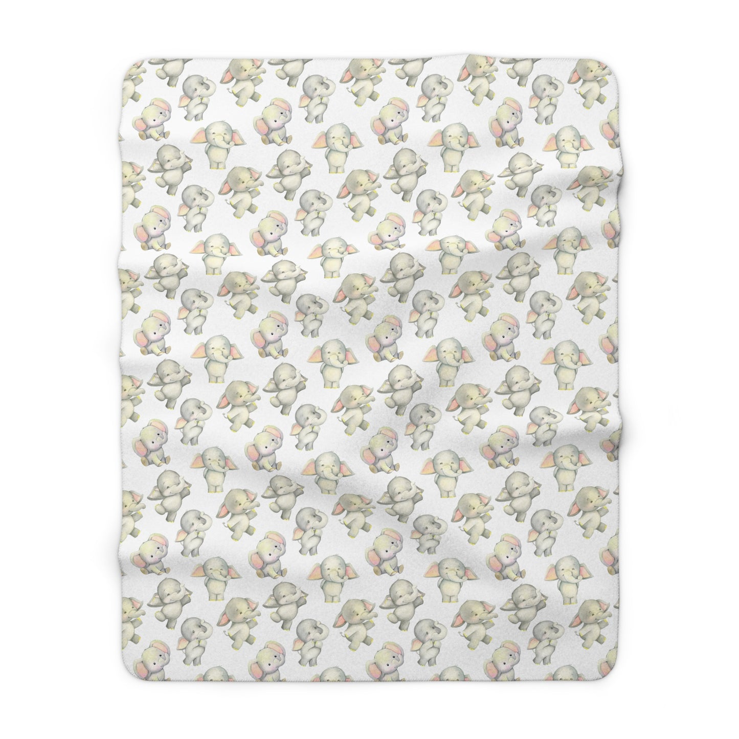 Dancing Elephants Fleece Blanket