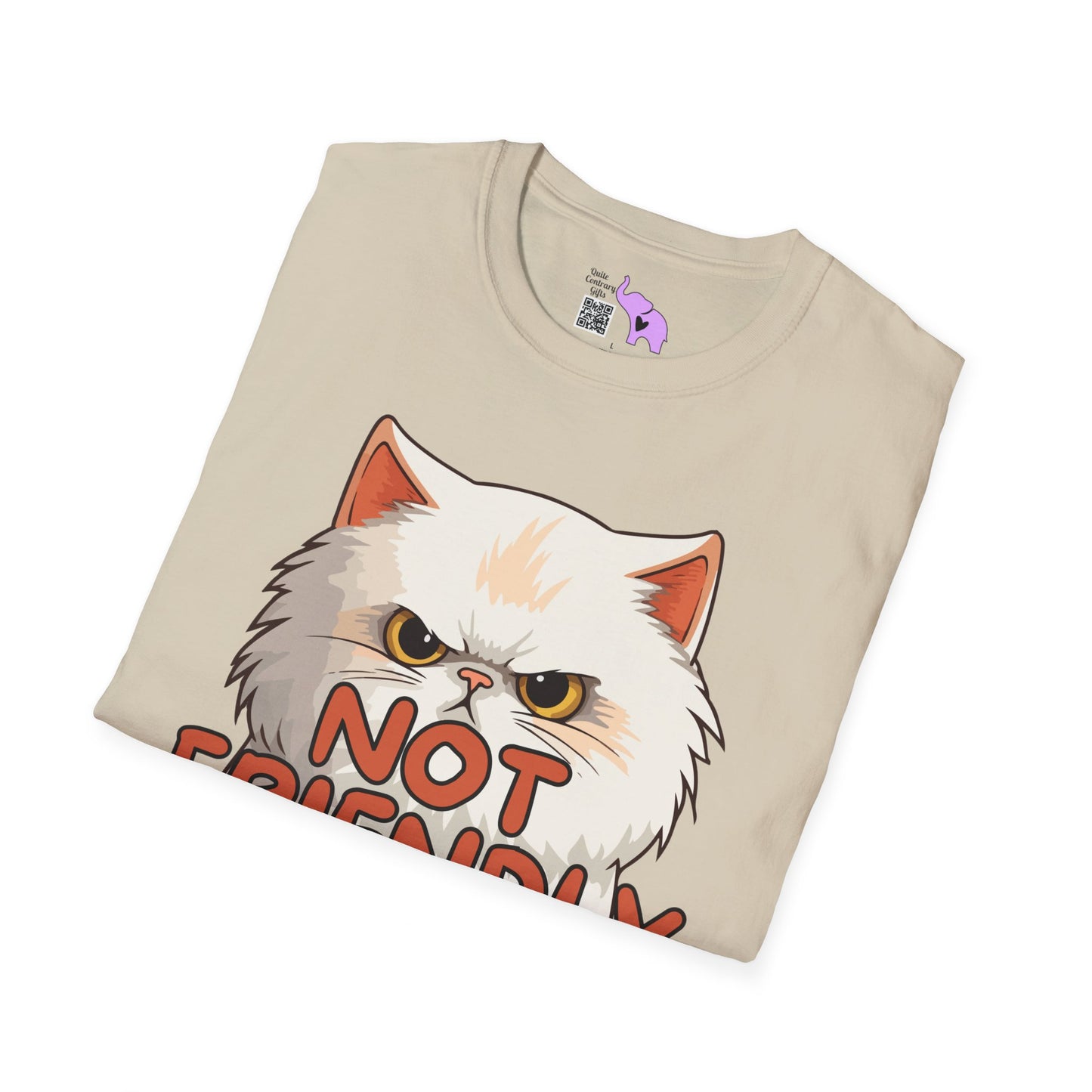 Not Friendly Do Not Touch Cat T-shirt