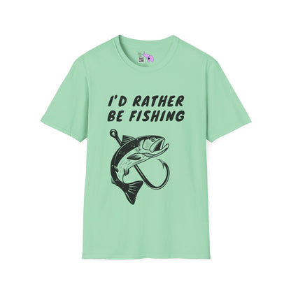 I'd Rather Be Fishing Adult T-shirt