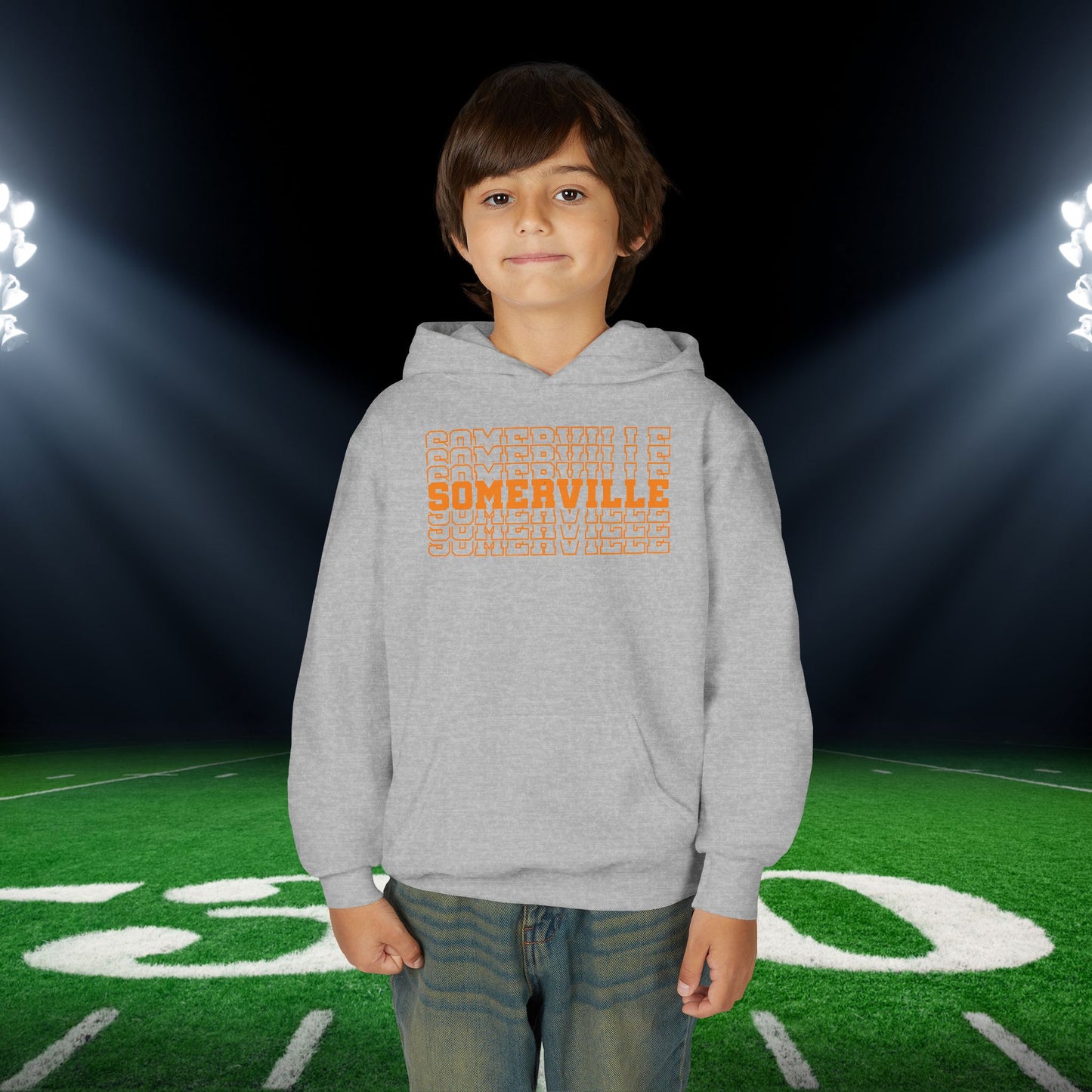 Somerville (Stacked) Youth Heavy Blend Hoodie