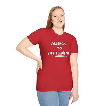 Allergic To Entitlement T-shirt