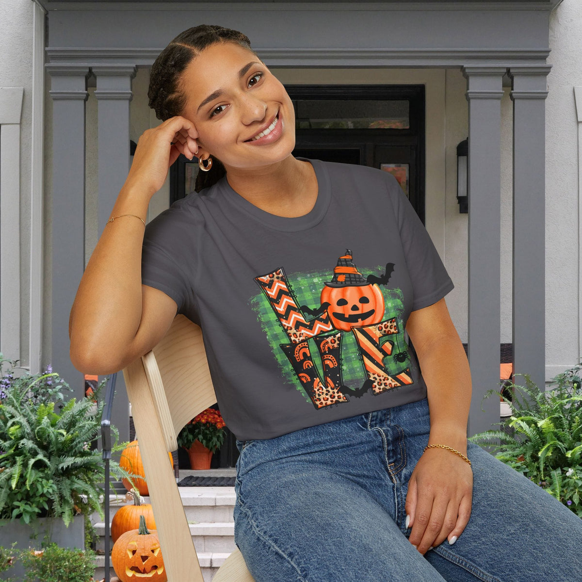 Halloween Love Adult T-shirt