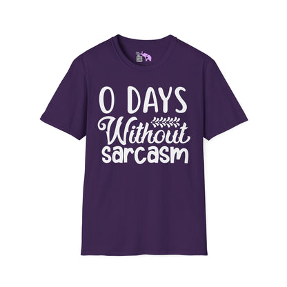 0 Days Without Sarcasm Adult T-shirt