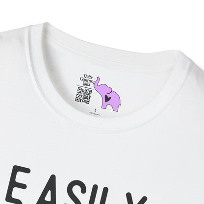 Easily Distracted By Dogs Adult T-shirt