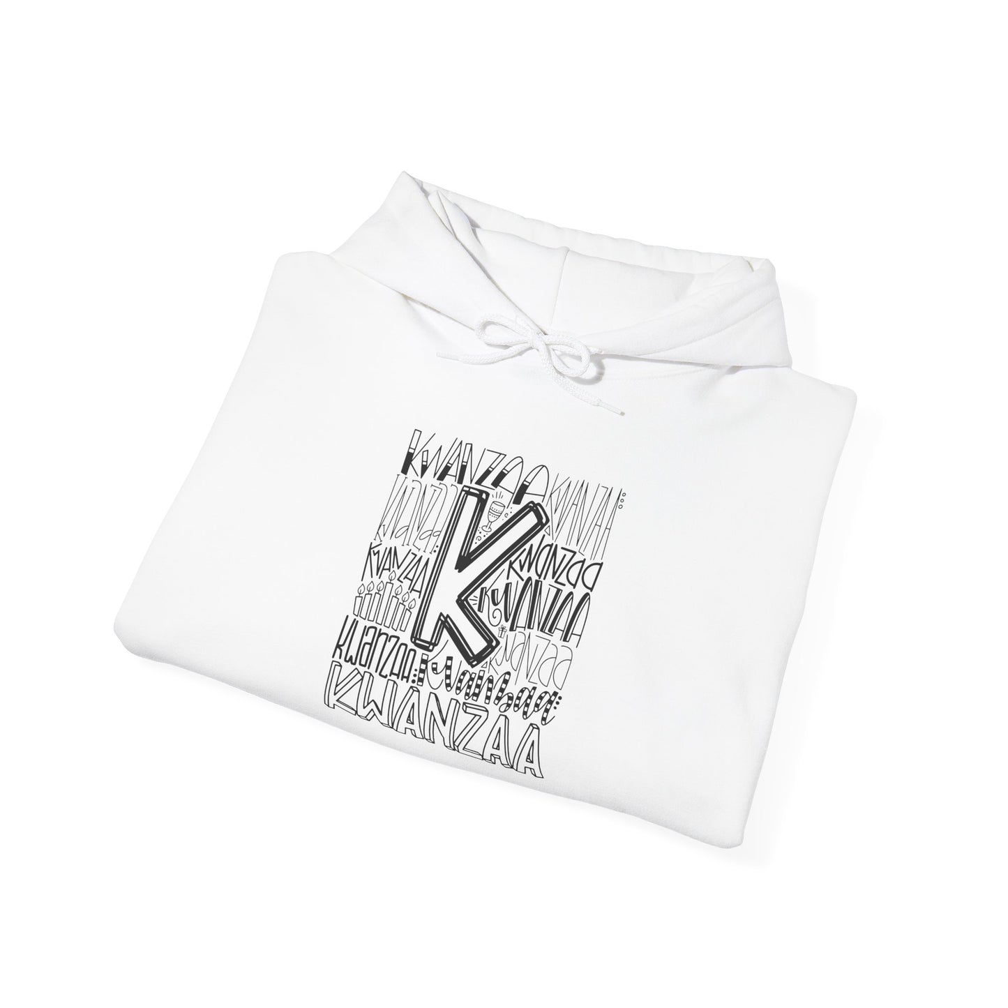 Kwanzaa Wordcloud Adult Heavy Blend™ Hoodie