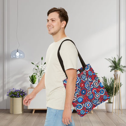 Patriot Pulse Canvas Tote Bag