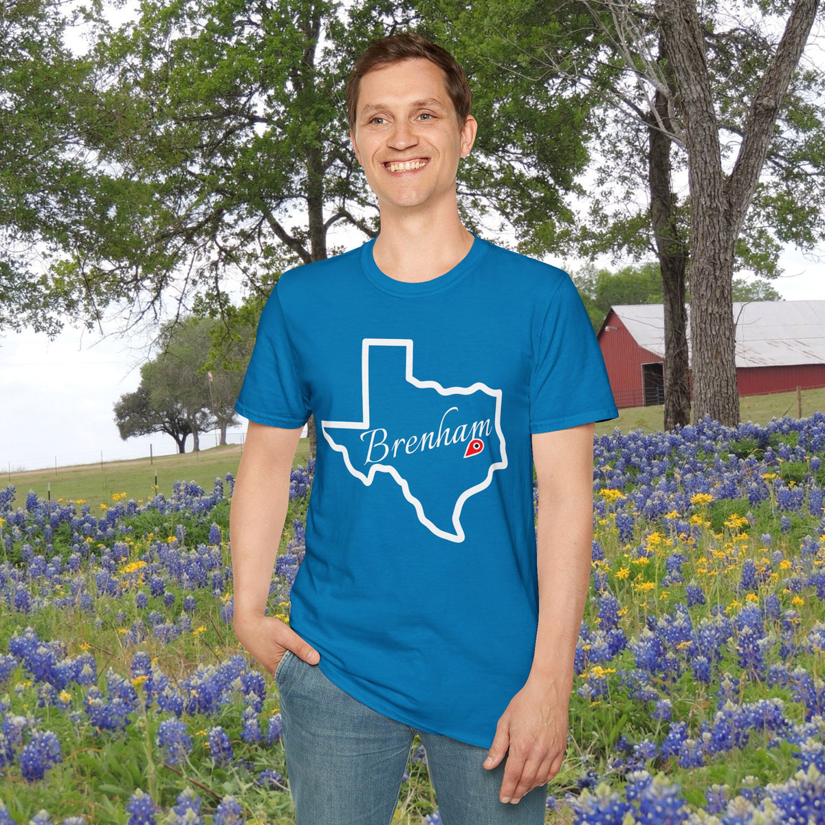 Brenham Texas Adult T-shirt