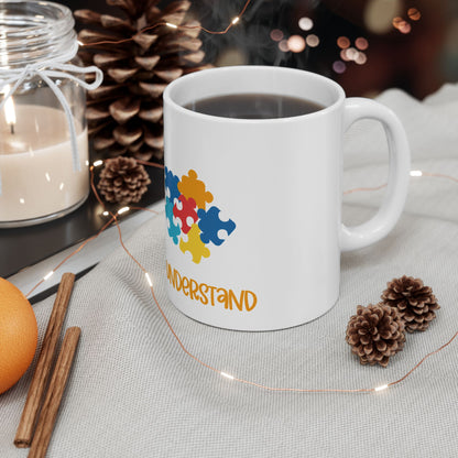Autism Accept Love Understand Ceramic Mug, (11oz, 15oz)