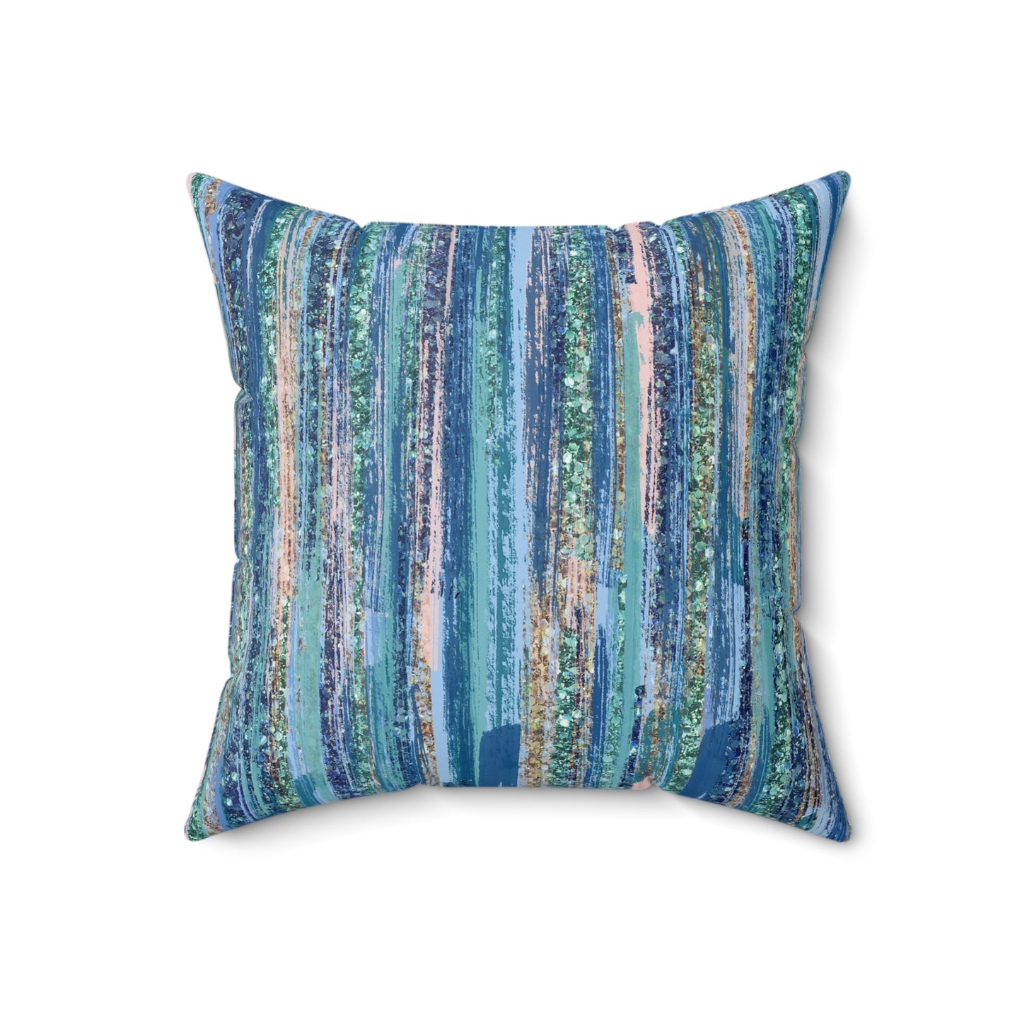 Ocean Drizzle Throw Pillow