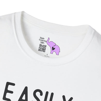 Easily Distracted By Dogs Adult T-shirt