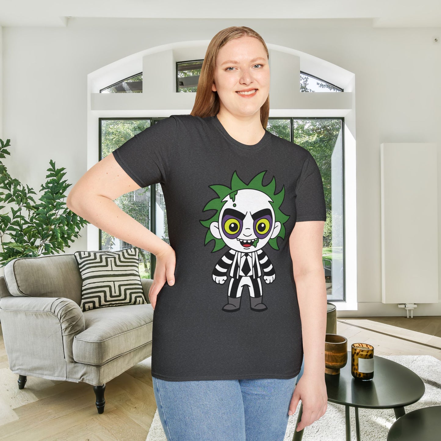 Beetlejuice (Colorful) Adult T-shirt