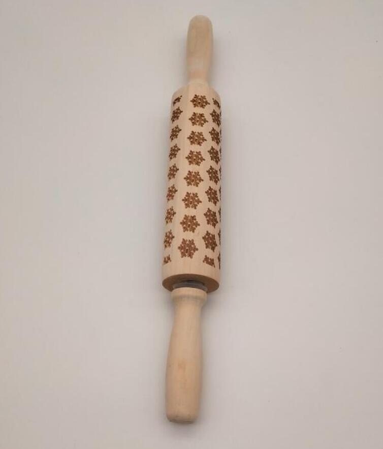 Decorative Embossed Rolling Pins for Baking