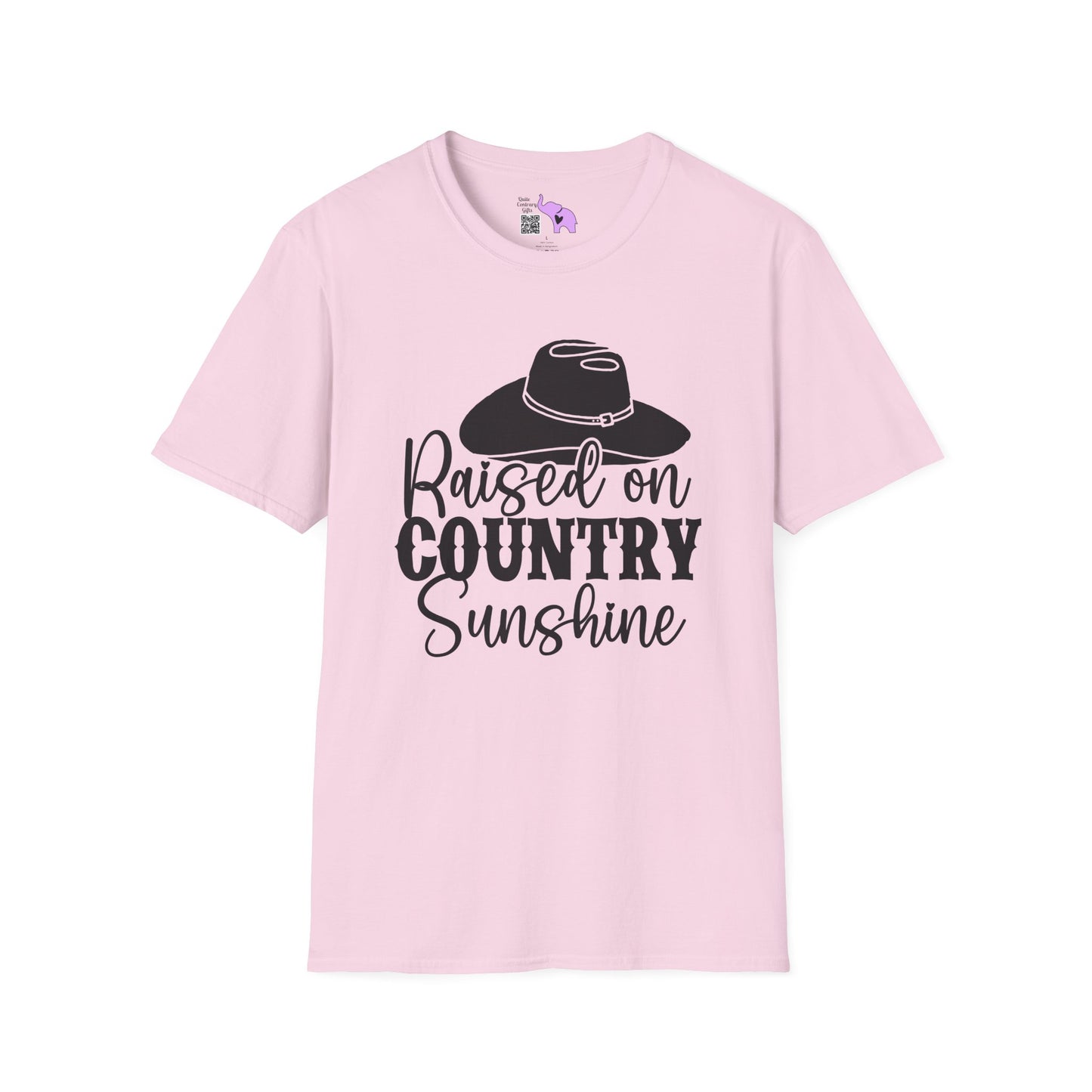 Raised On Country Sunshine Adult T-shirt