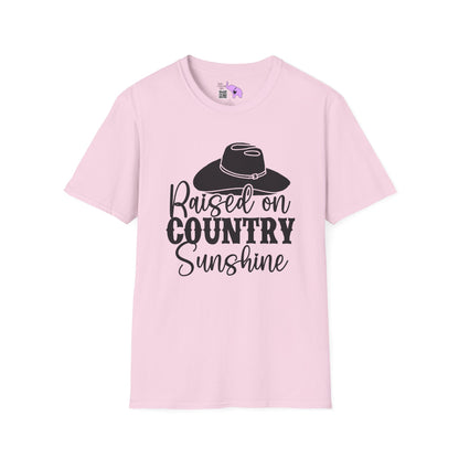 Raised On Country Sunshine Adult T-shirt