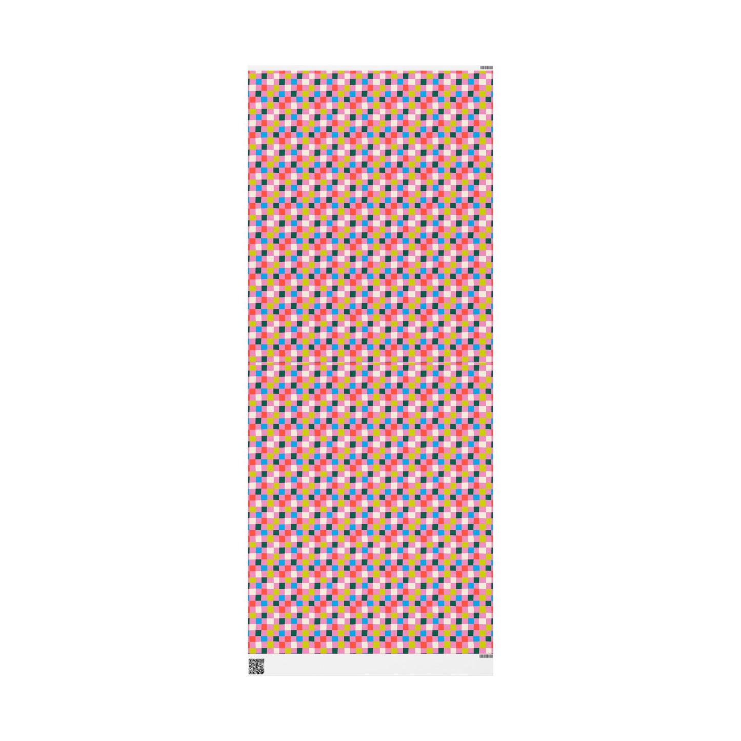 Bubblegum Grid Wrapping Paper