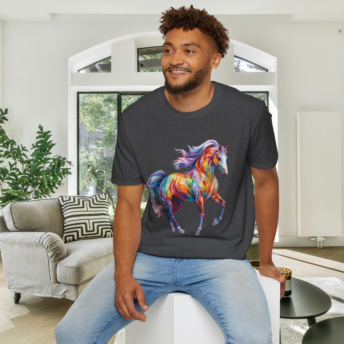 Dreamscape Stallion Adult T-shirt