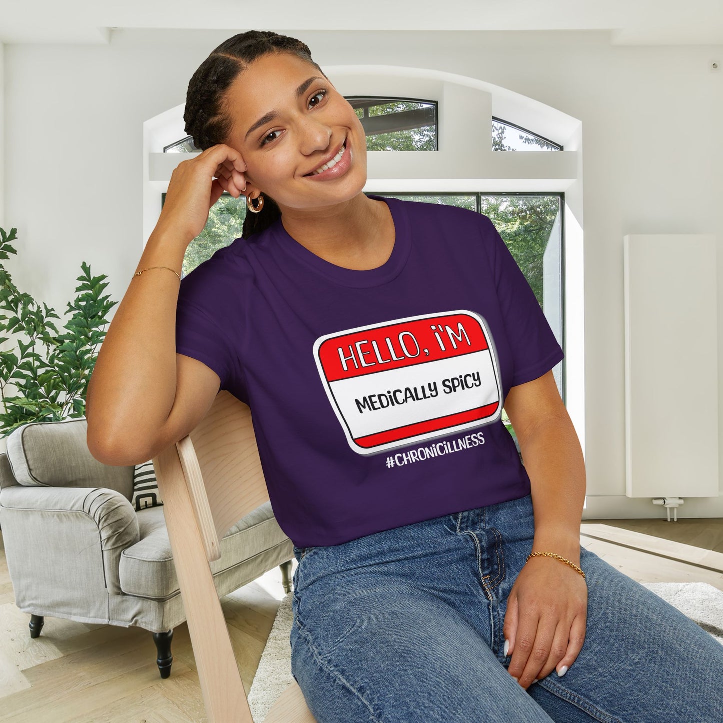 Hello, I'm Medically Spicy Adult T-shirt