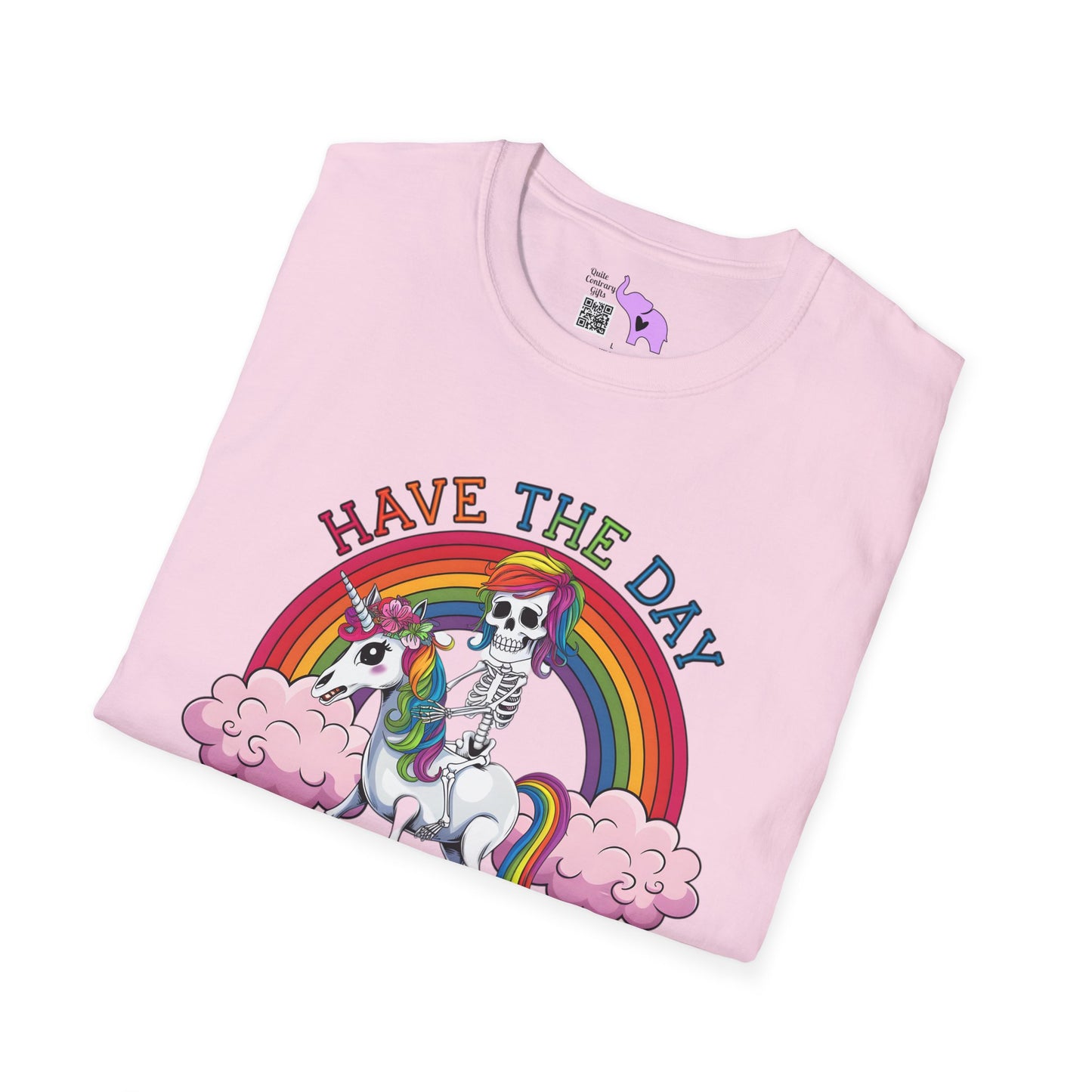 Have The Day You Deserve (Rainbow) Adult T-shirt