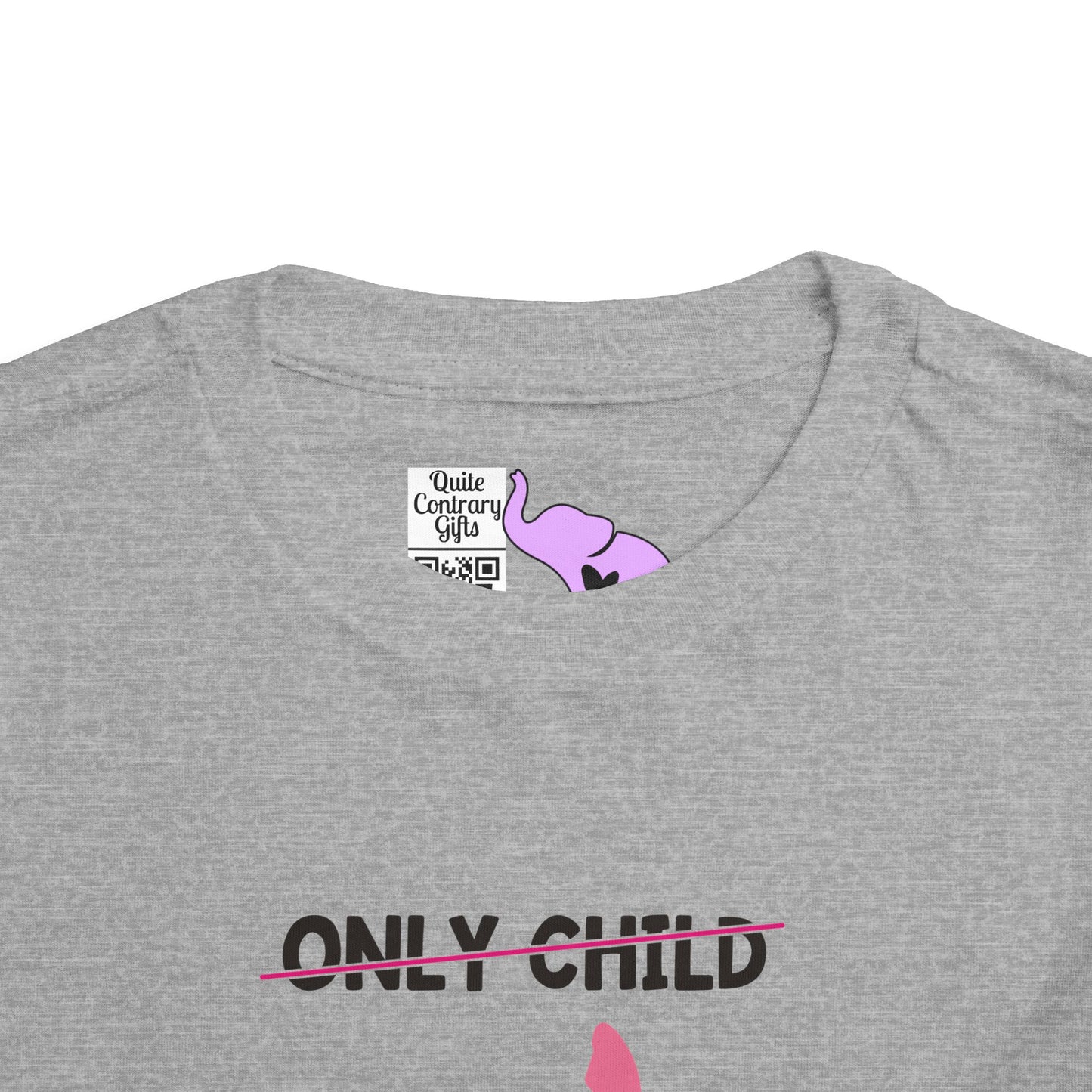 Promoted to Big Sister from Only Child Toddler Tee