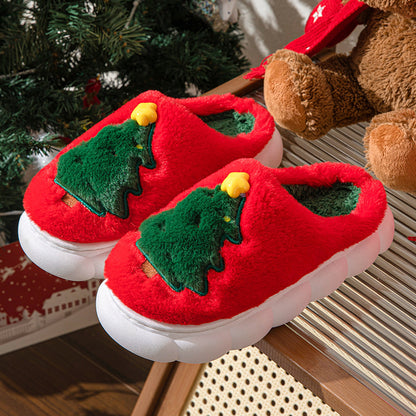 Cozy Christmas Tree Women's House Slippers