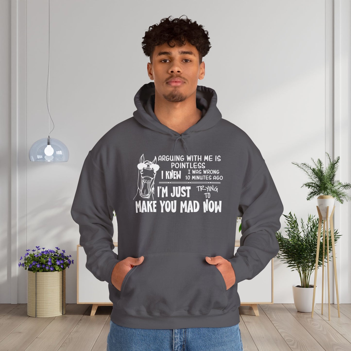 Arguing With Me is Pointless... Heavy Blend™ Hooded Sweatshirt