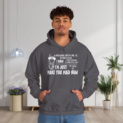 Arguing With Me is Pointless... Heavy Blend™ Hooded Sweatshirt
