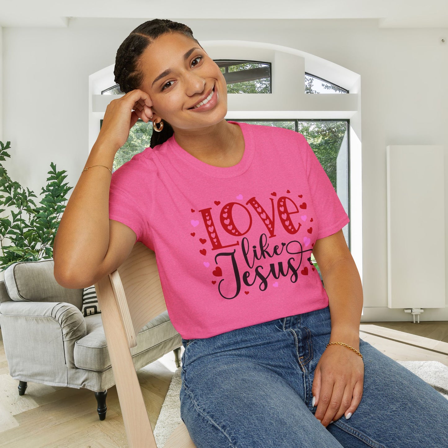 Love Like Jesus Adult T-shirt