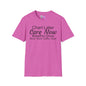 Chart Later Care Now Breathe Once Break Room Coffee Later Adult T-shirt