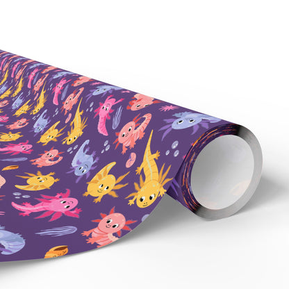 Axolotl Adventures Wrapping Paper