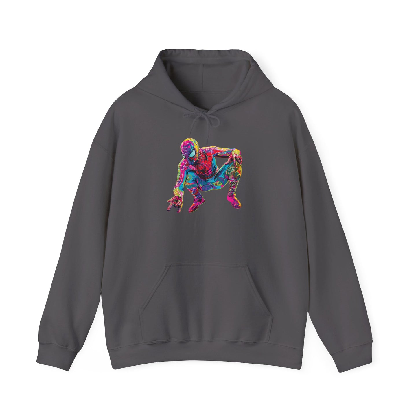 Colorful Spiderman Heavy Blend™ Hooded Sweatshirt