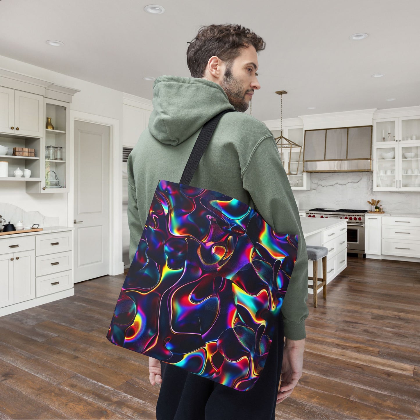 Holographic Mirage Canvas Tote Bag