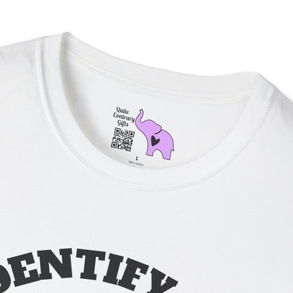 I Identify As A Problem Adult T-shirt