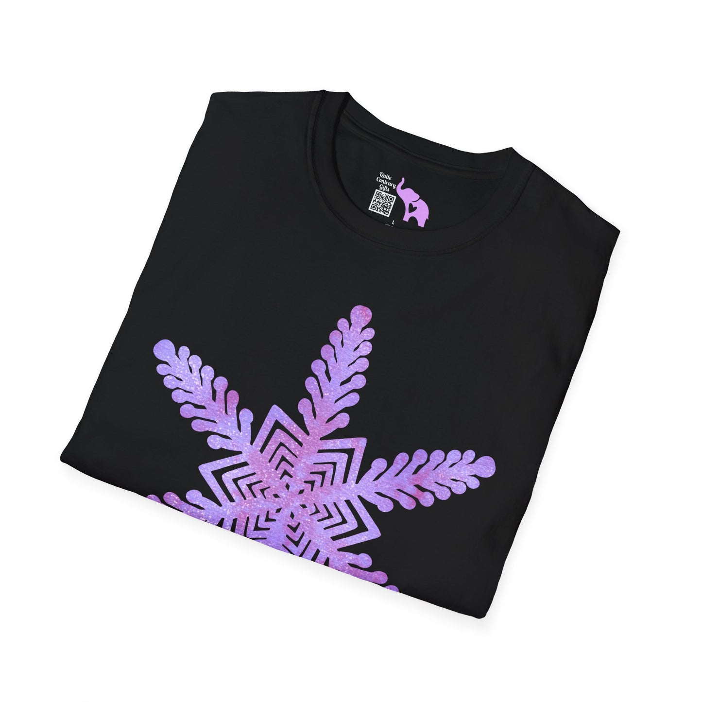 Large Snowflake 2 Adult T-shirt