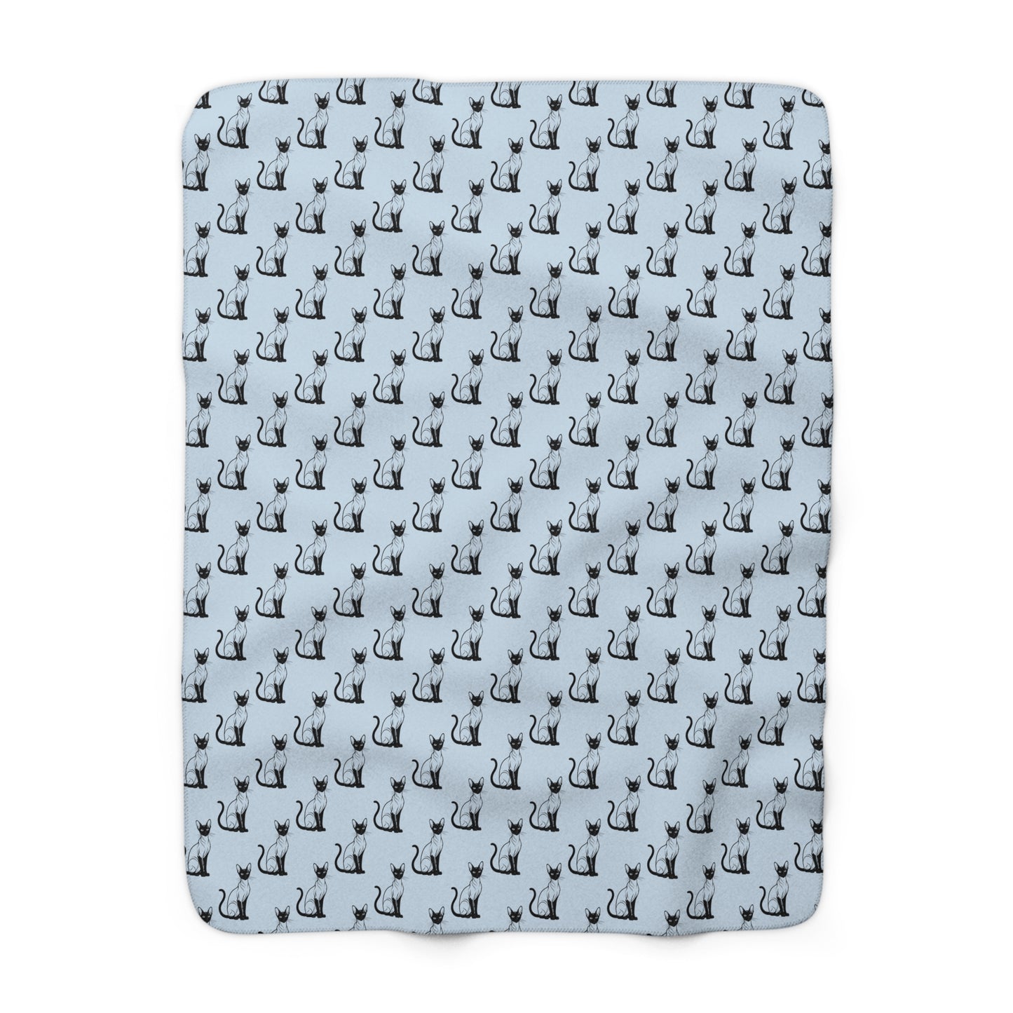 Siamese Charm – Ocean Breeze Fleece Blanket