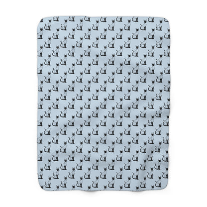 Siamese Charm – Ocean Breeze Fleece Blanket