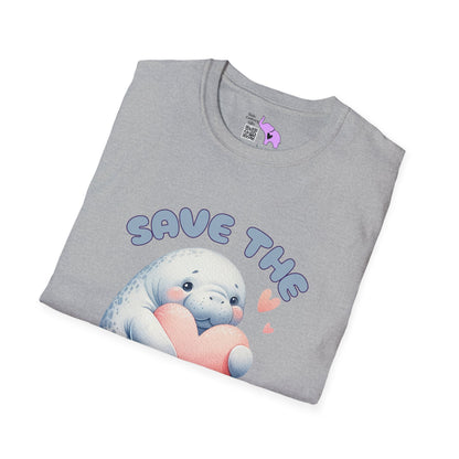Save The Floaty Potatoes (Manatee) Adult T-shirt
