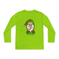 Candy Cane Crew Gnome Youth Long Sleeve Tee