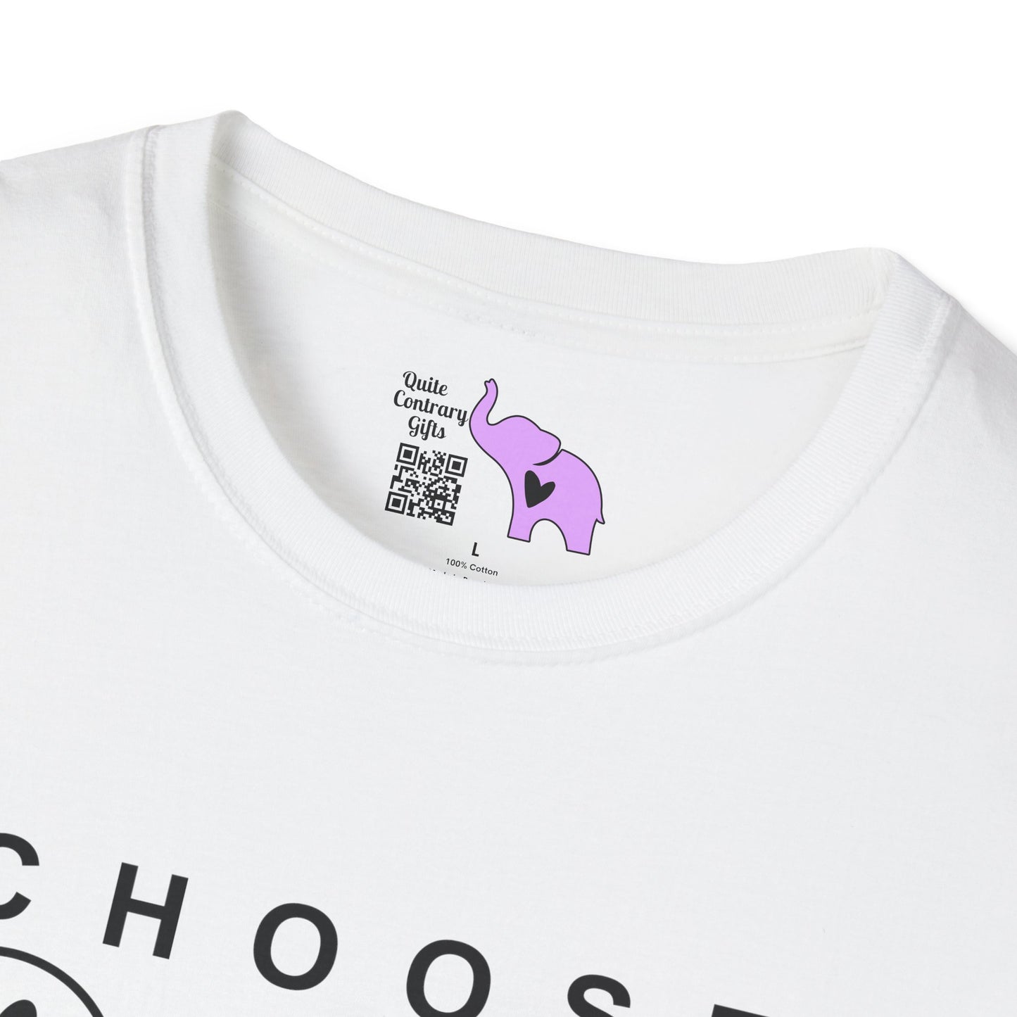 Choose Happy Smiley Faces Adult T-shirt