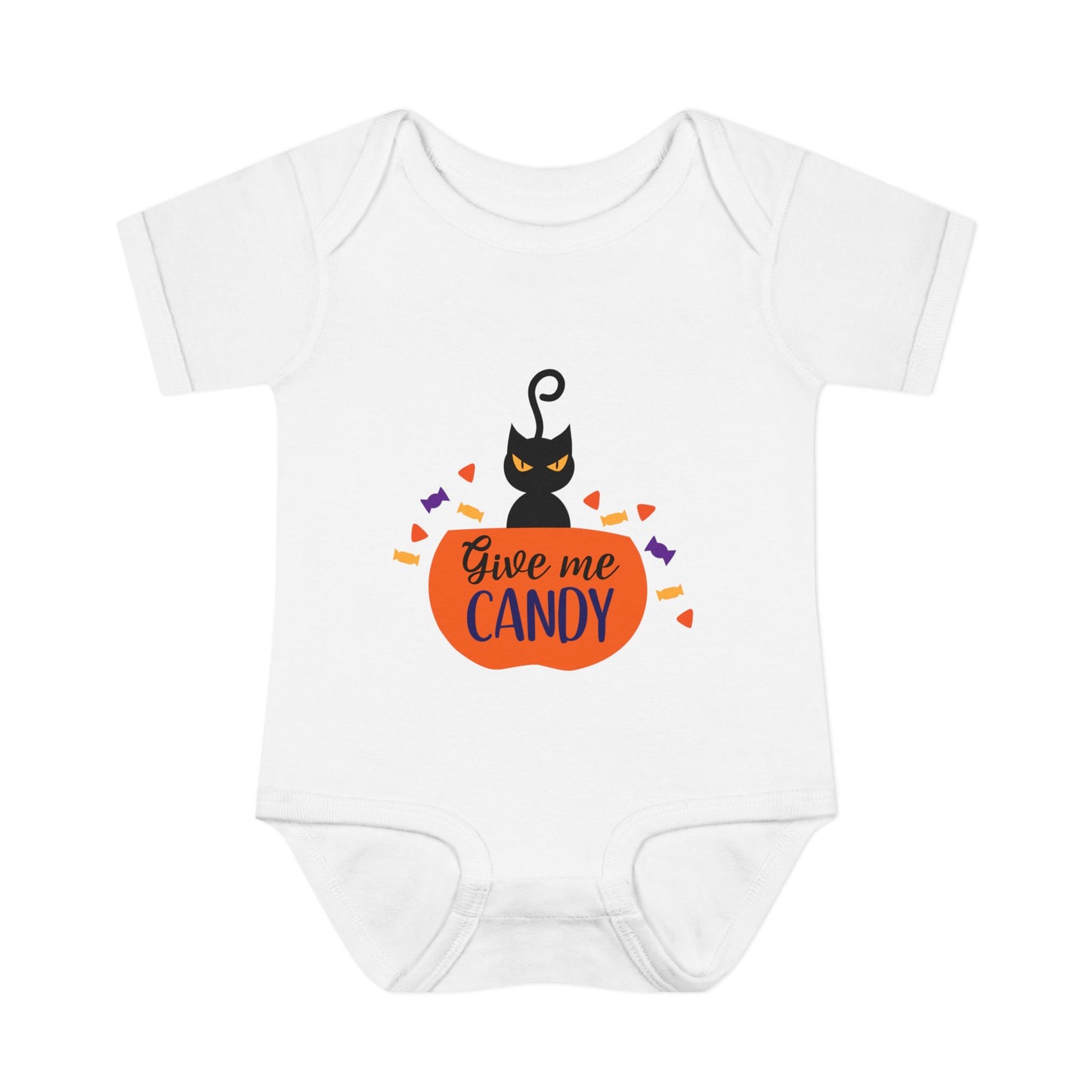 Give Me Candy Baby Rib Bodysuit