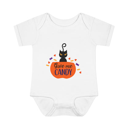 Give Me Candy Baby Rib Bodysuit