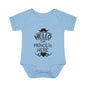 Hello The Prince Is Here Infant Baby Rib Bodysuit